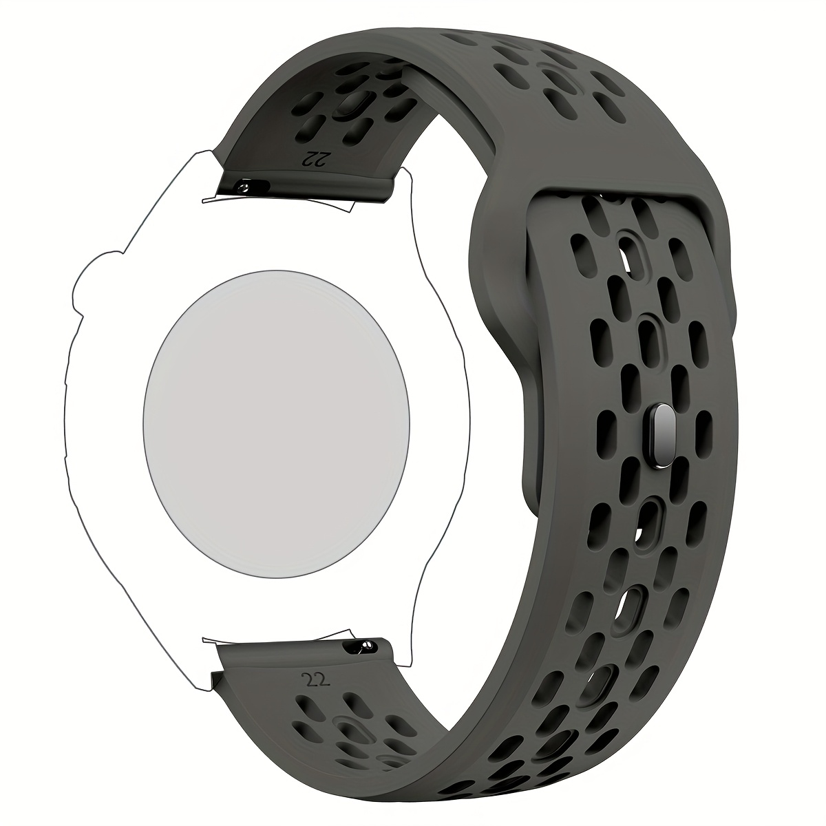 So Elegant Straps 18 20 22mm Silicone Band For Galaxy Watch 7 Fe 6 5 4 40mm 41mm 44mm 46mm 5 2 Watch Strap For Huawei Gt4 Gt2 2e Pro Band For Garmin For Gtr 4 3 3pro 2 47mm Gts 4 3 2e Bip Lite
