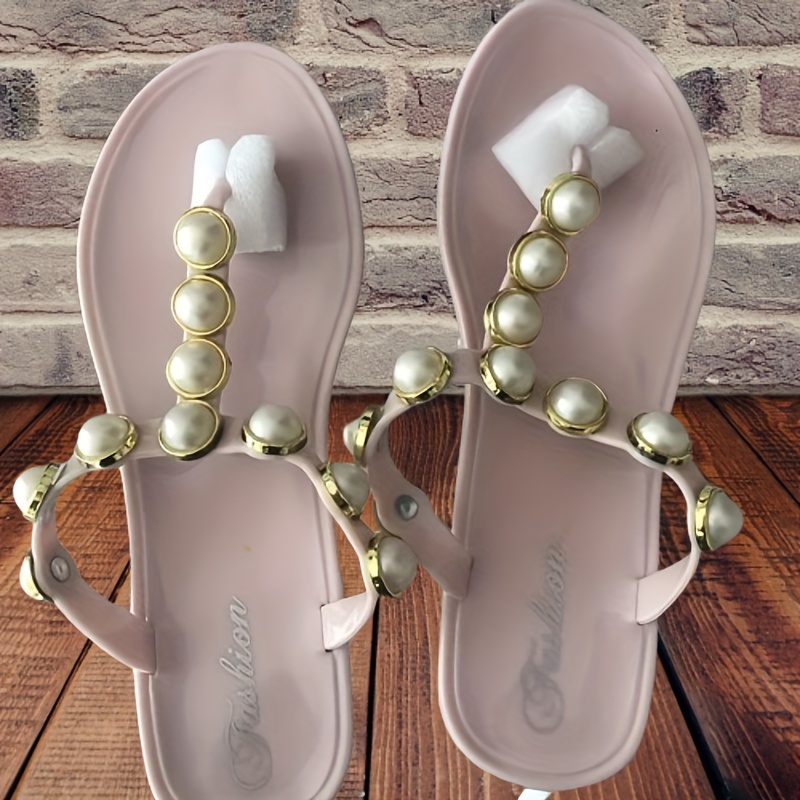 Pérolas DecoraciÃ³n De Sandalias Con Perlas Ramo De Novia Ramo De