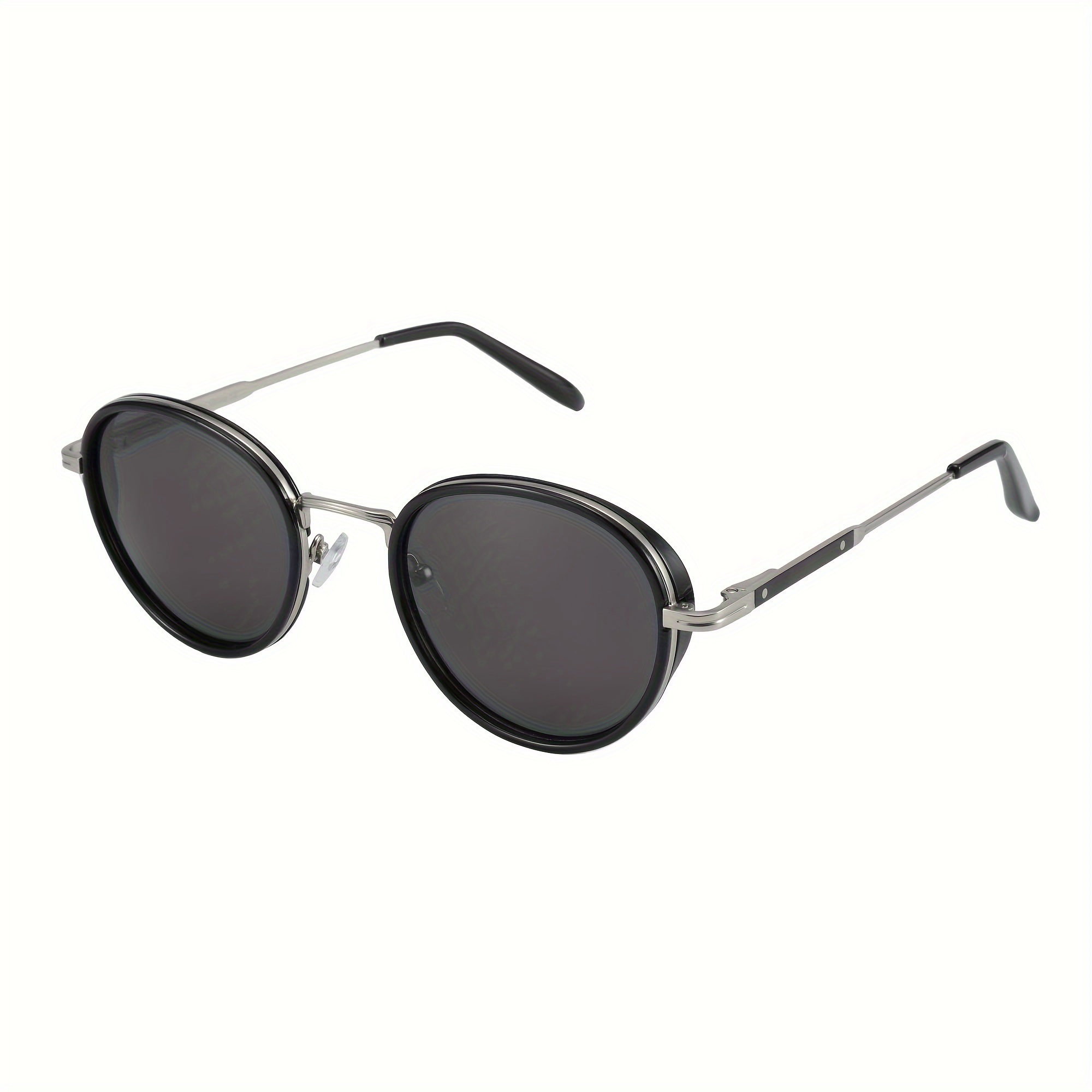 Lunettes De Soleil Rondes Rétro Polarisées – Homme Femme – Petite Monture Vintage