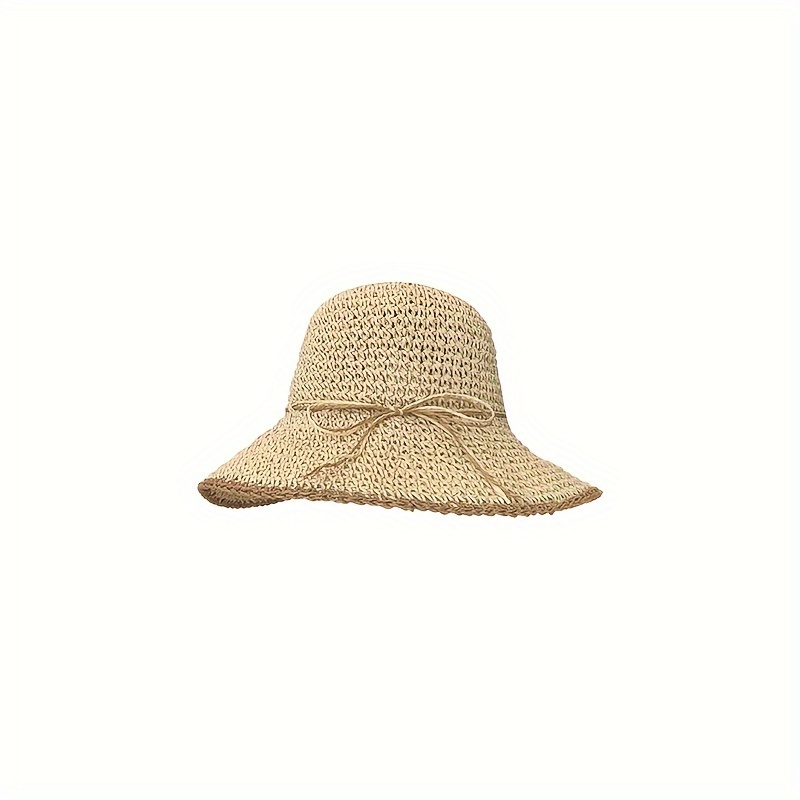 1pc Lace Sun Hat, Bucket Hats Hollow Out Wide Brim Summer Beach Sun Protection Breathable Sun Hats for Women,SUN/UV Protection,Temu