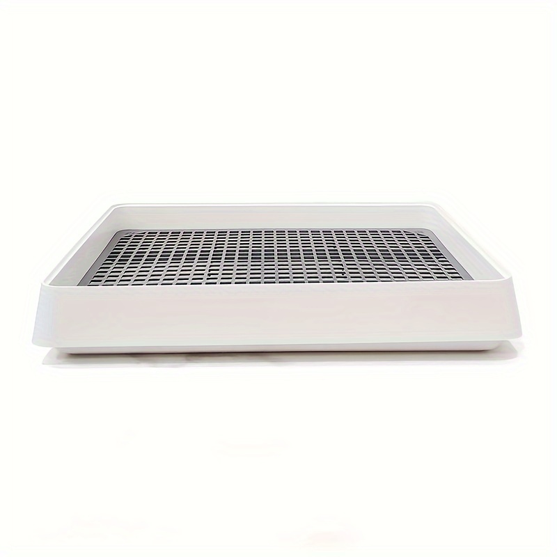 Image of 1pc Rabbit Large Litter Box, Guinea Pig Training Pan Cage With Toilet Tray, Ideal For Rats, Hamsters, Ferret, Bunny Small And Medium Animals, Guinea Pig Litter Box