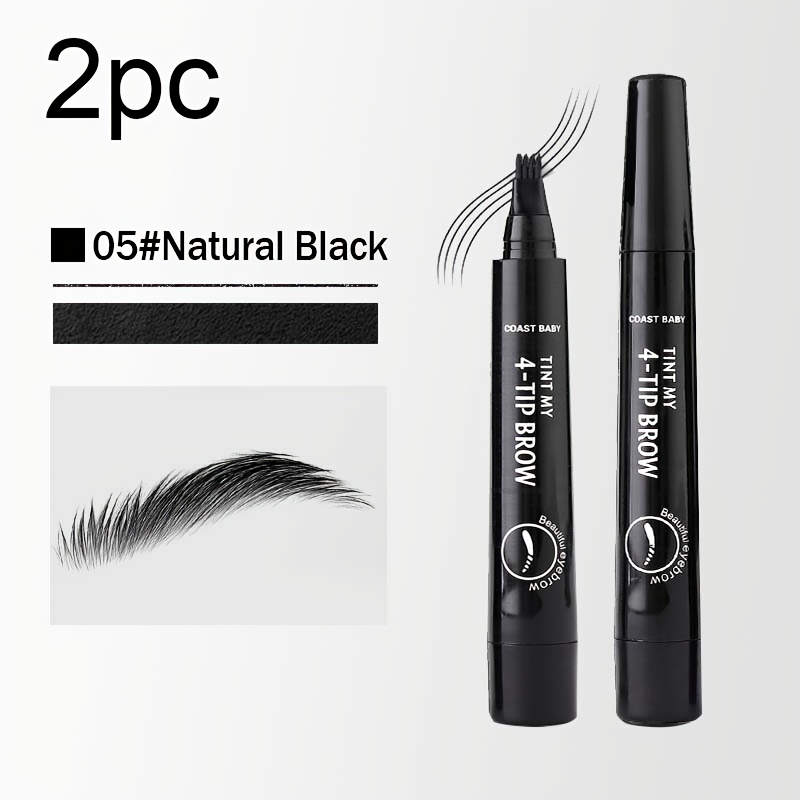 2pcs Long-Lasting Smudge-Proof Brow Gel for Natural Look