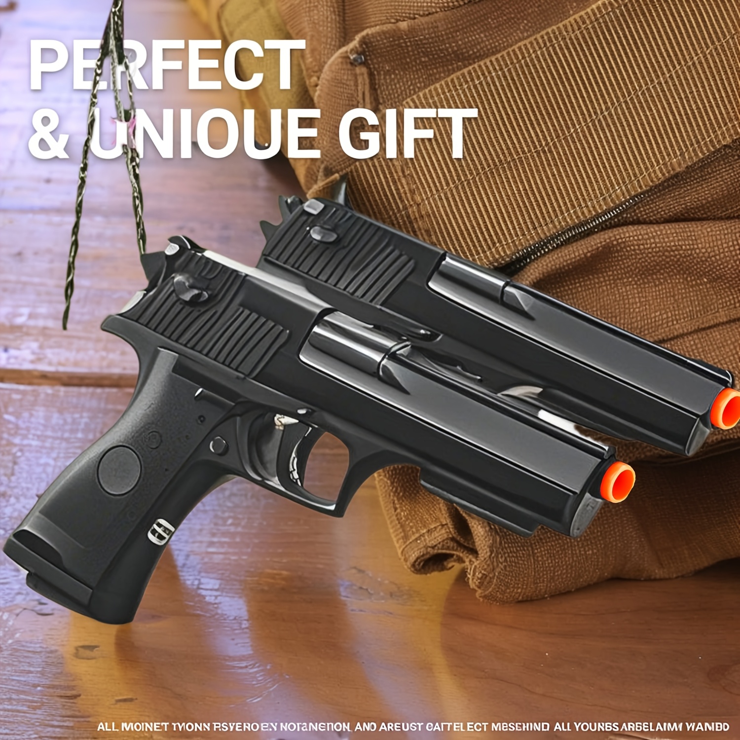 [Recommended In The US]Super Double Gun Soft Bullet Toy Pistol for Kids, High-End Version, Interactive Game Set Suitable for Boys And Adults, Ideal Christmas Gift, Best for Christmas