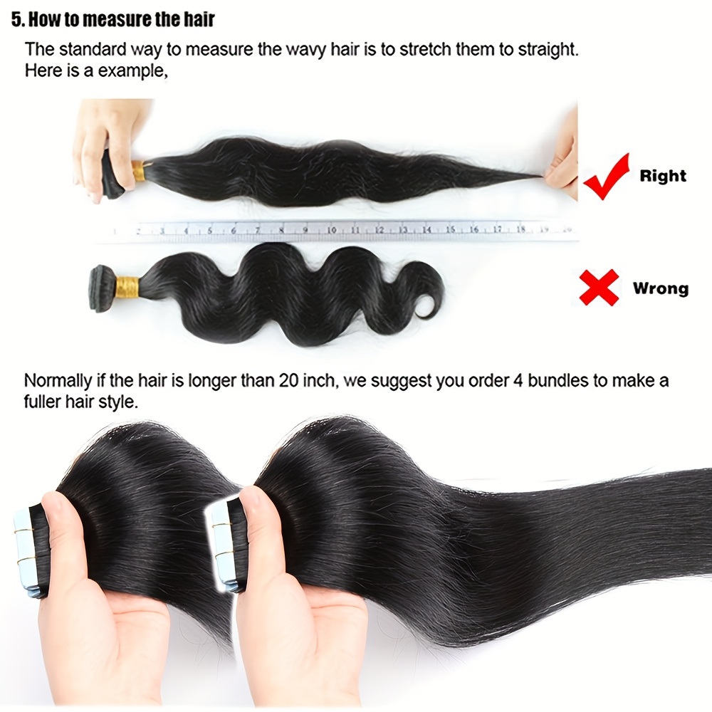 10pcs 1 pack straight real human hair tape in extensions straight smooth hair extensions 16 24 natural popular blonde color human hair extneisons for women versatile use for   party brithday fesitival to add volumn and length details 8