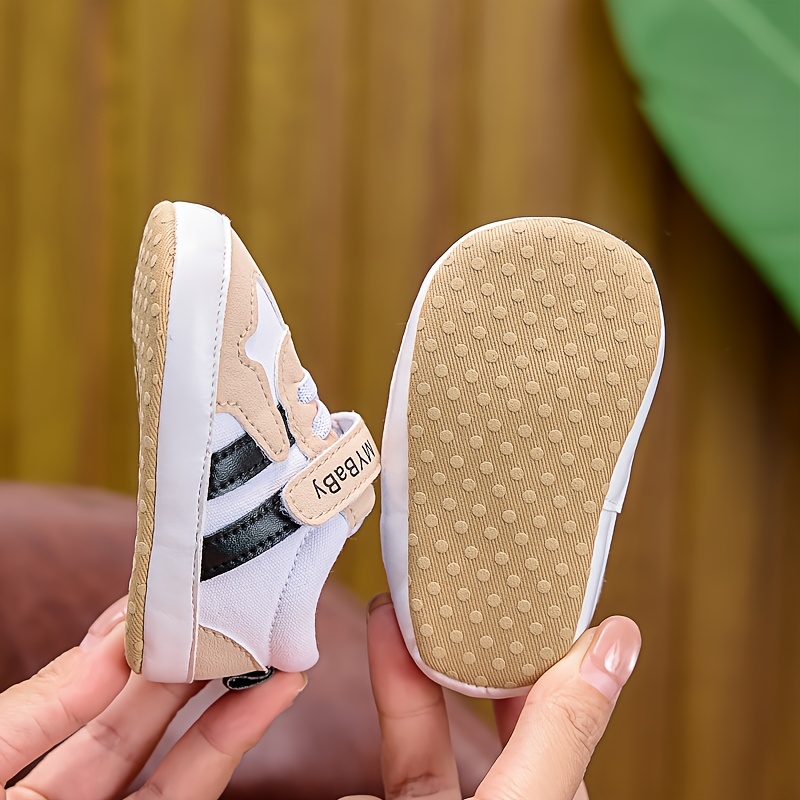 Baby Boy and Girl Casual Sports Shoes | Comfortable and Soft, Suitable for 0-1 Year, Fastener, Fabric Upper and Sole, Perfect for Daily Wear