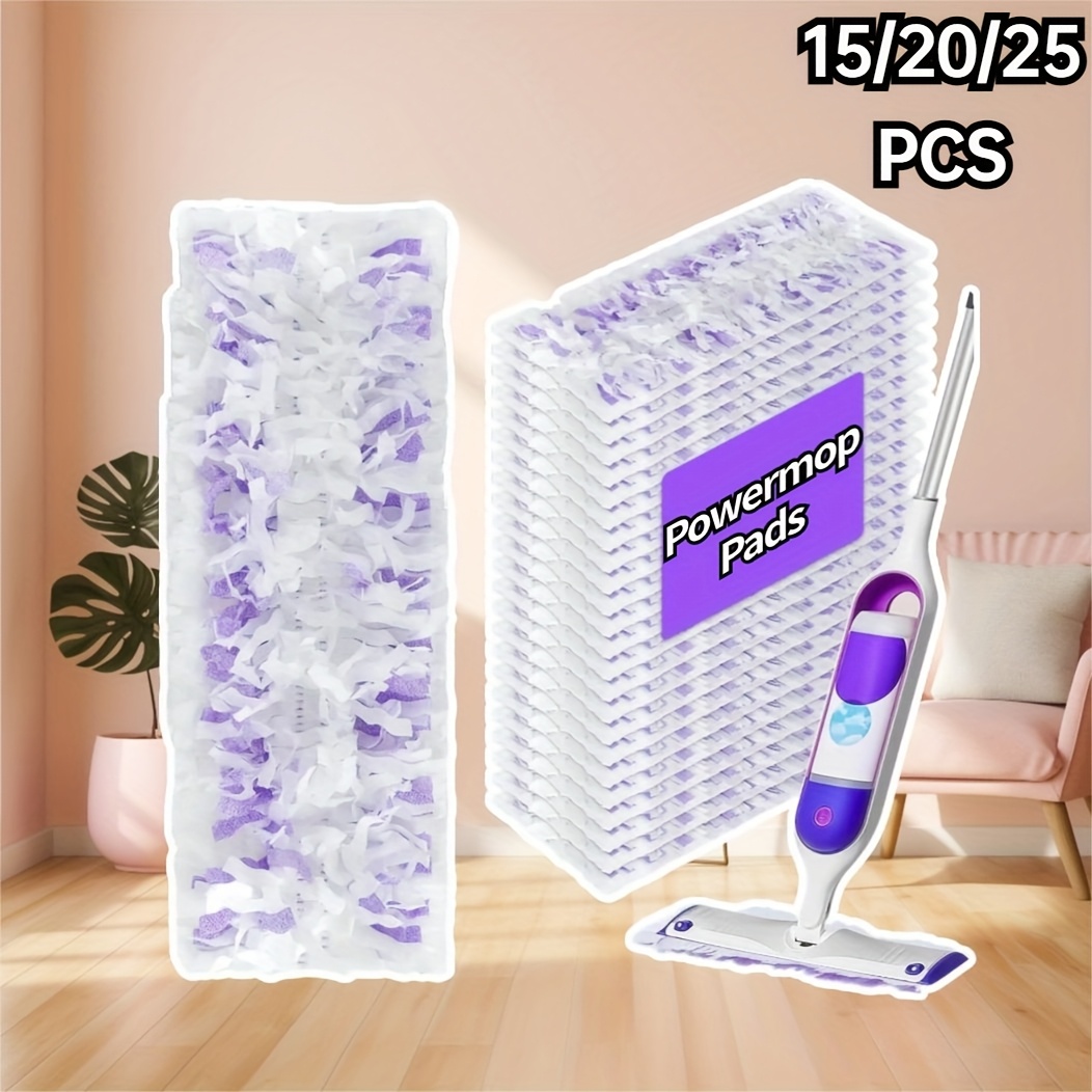 

15/20/25 Disposable Mop Pad Replacement Cloth, Compatible With Power Mop Mop And Power Mop Wooden Floor Mop, Compatible With Power Mop, Used As A Replacement Pad For Floor Cleaning