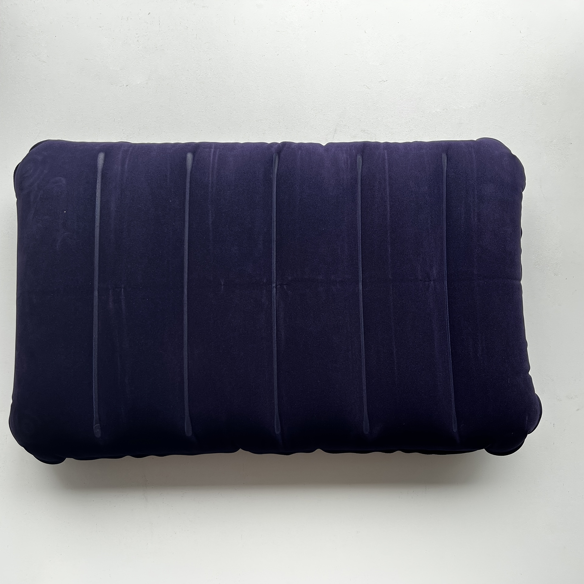 Outdoor Flocked Inflatable Square Pillow, Camping Pillow
