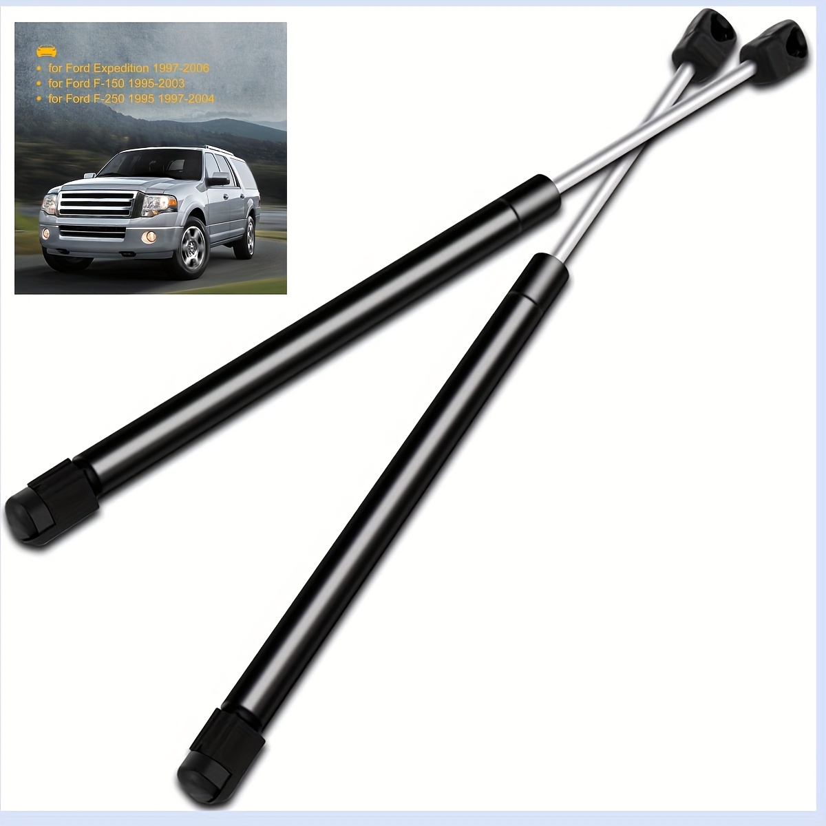 2Pcs Front Hood Lift Supports For Ford F-150 1995-2004 – Gas Struts With Bolts