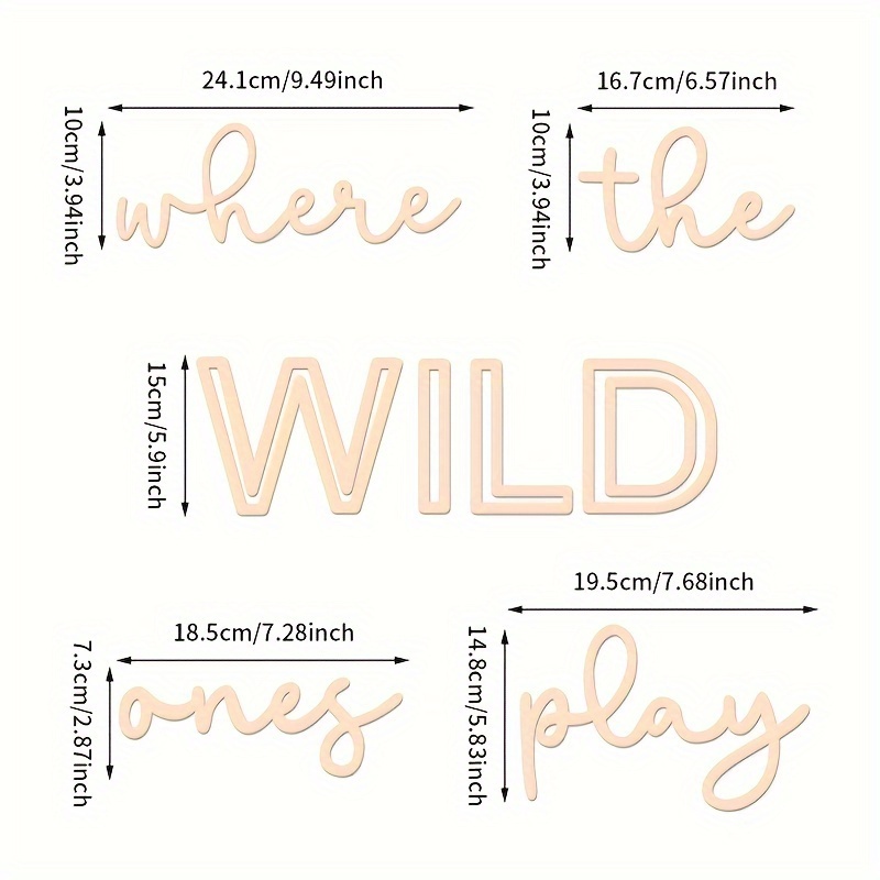 Image of Wooden Wall Sign "where Play", 4mm Thick Wooden Sign, Decor For Game Room Walls, Door Decoration For Game Rooms, Wall Art Decor, Word Sign For Home Bedrooms - Perfect For A Game Room, Whimsy To