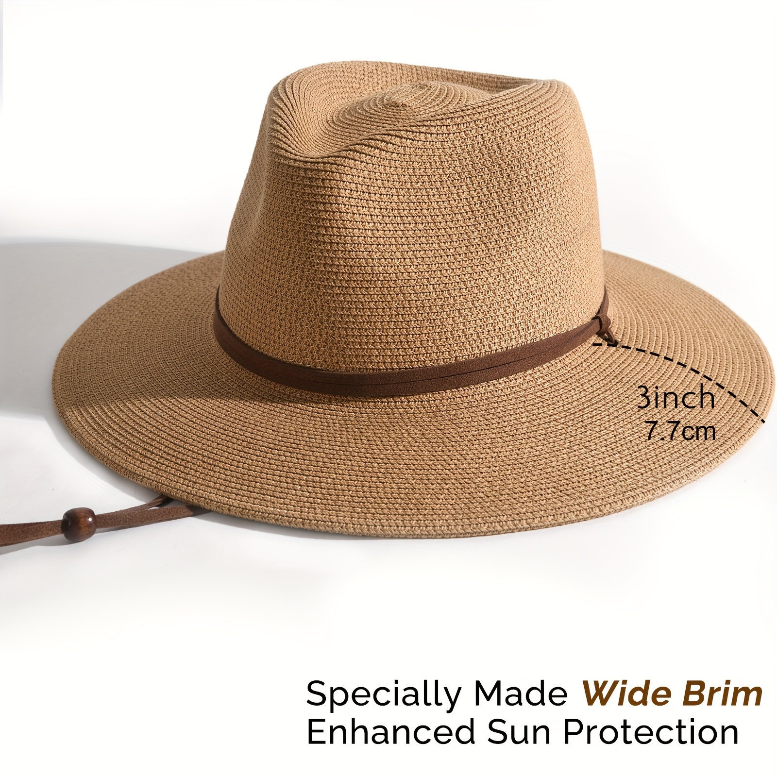 2CFun Sun Hats Women Wide Brim Straw Panama Roll up Hat India