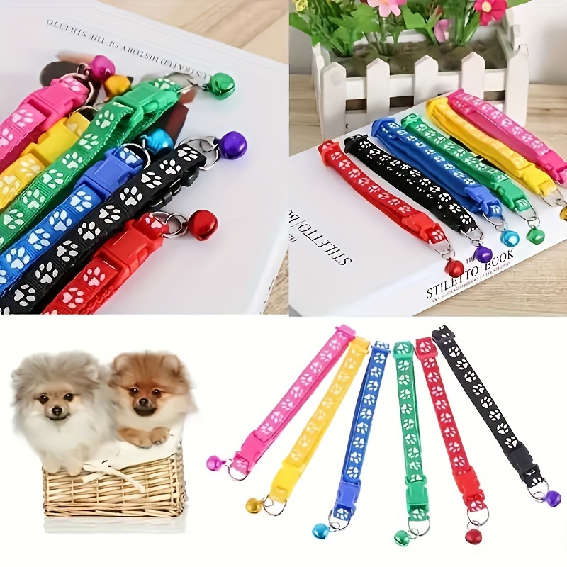 8 pack 10 pack pet collars adjustable small pet identification collars pet gift Product details 2