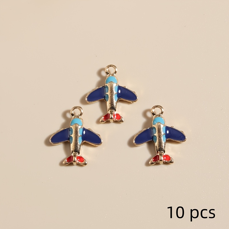 TEMU Paquete de Múltiples Unidades NXQXN Pendentientes de Avión de Esmalte, Sencillos de Aleación de , para la de Joyería DIY, Accesorio de Uso