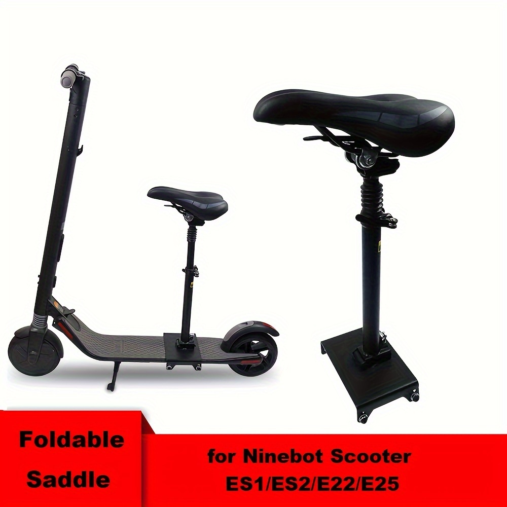 

Fineone Adjustable Electric Scooter Seat, Universal Iron Folding Chair For Es2/es1/e22/e25, , Uncharged, Ideal For Christmas, Halloween, New Year