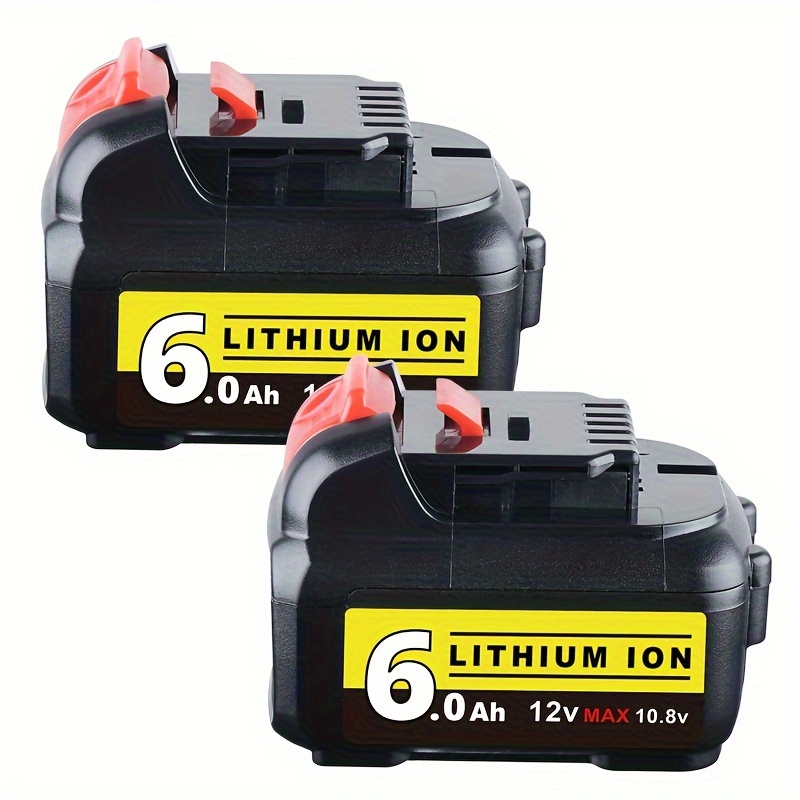 

1pcs/ 2pcs 12v 6.0a Dcb120 Battery For 12v Max Lithium Ion Battery Dcb123 Dcb127 Dcb122 Dcb124 Fit Dcb118 Dcb112 Dcb115 Charger