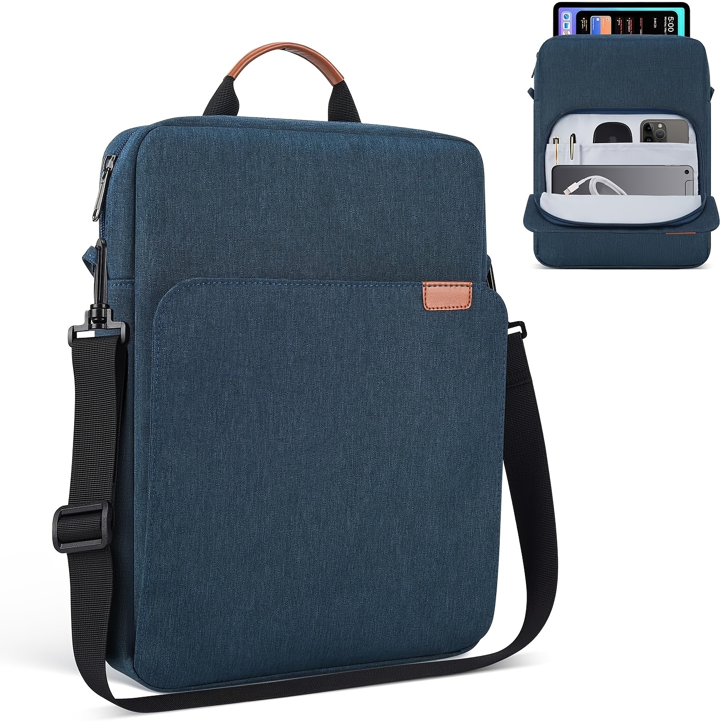 2024 New Handbag High-end Laptop Bag Portable 9-13 Inch Electronic Digital Tablet Pack