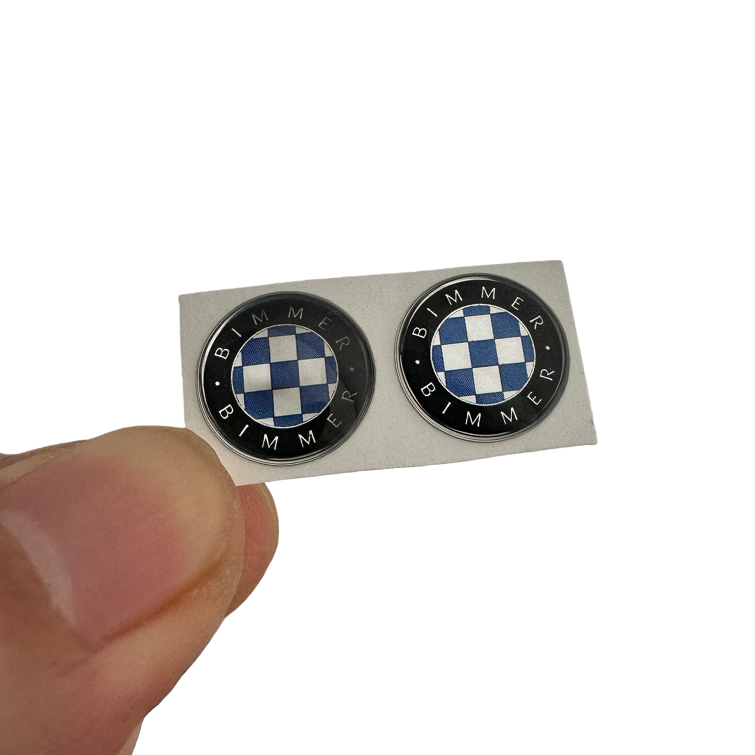 E-shop Set mit 2 Autoaufklebern mit -Emblem, passend für alle Fahrzeugtypen