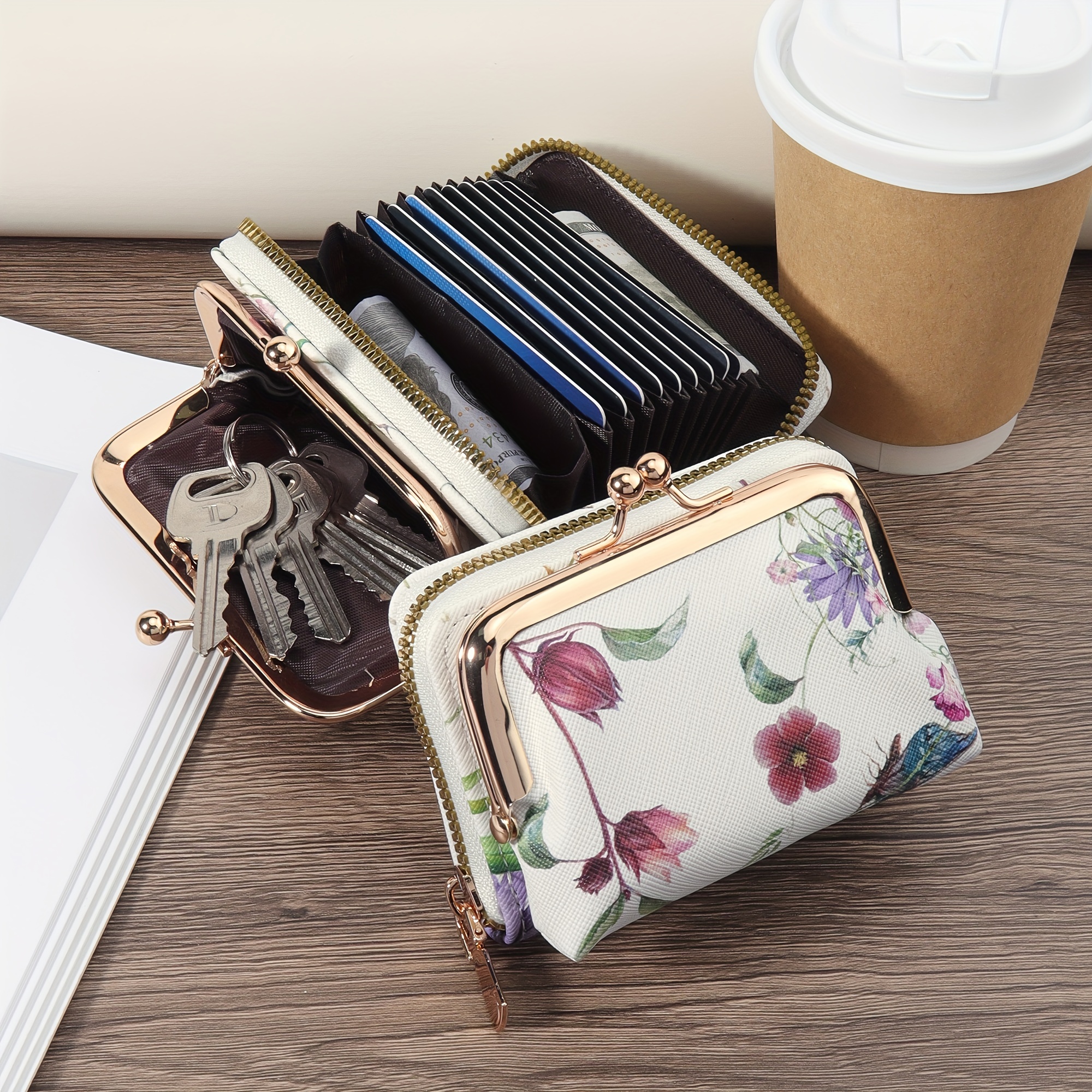 

Fashionable Printed Credit Card Storage Bag: Outdoor, Travel, And Back To School Use