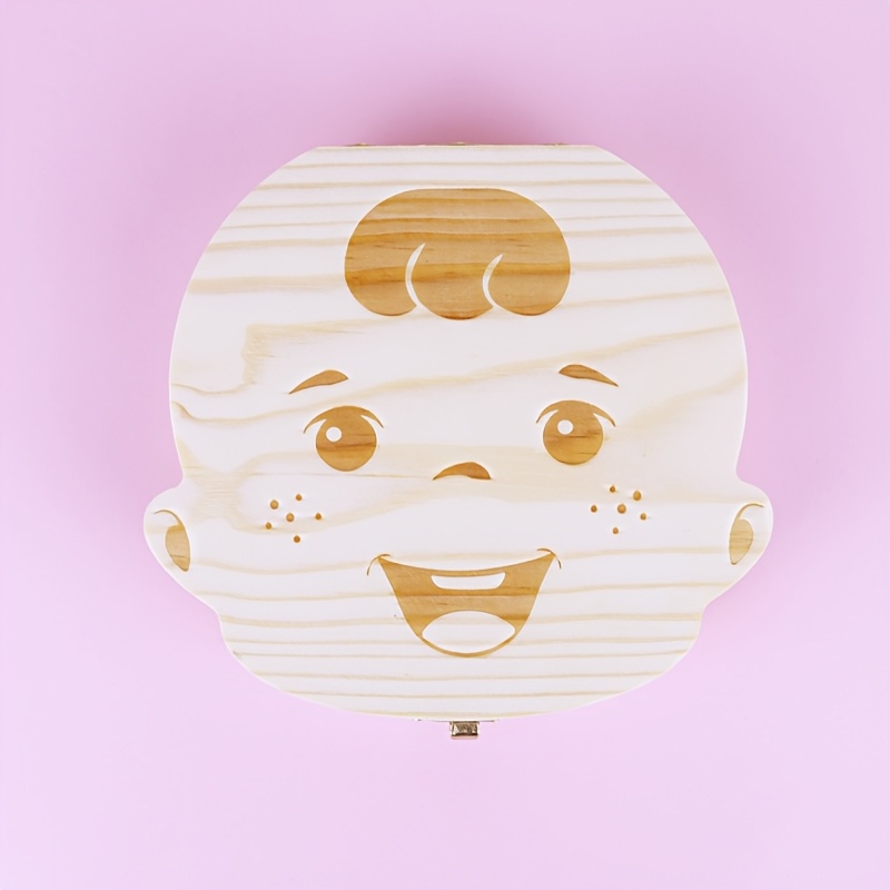1pc Children's Tooth Box, Cord Keepsake Box, Keepsake, , Gift, Christmas Gift