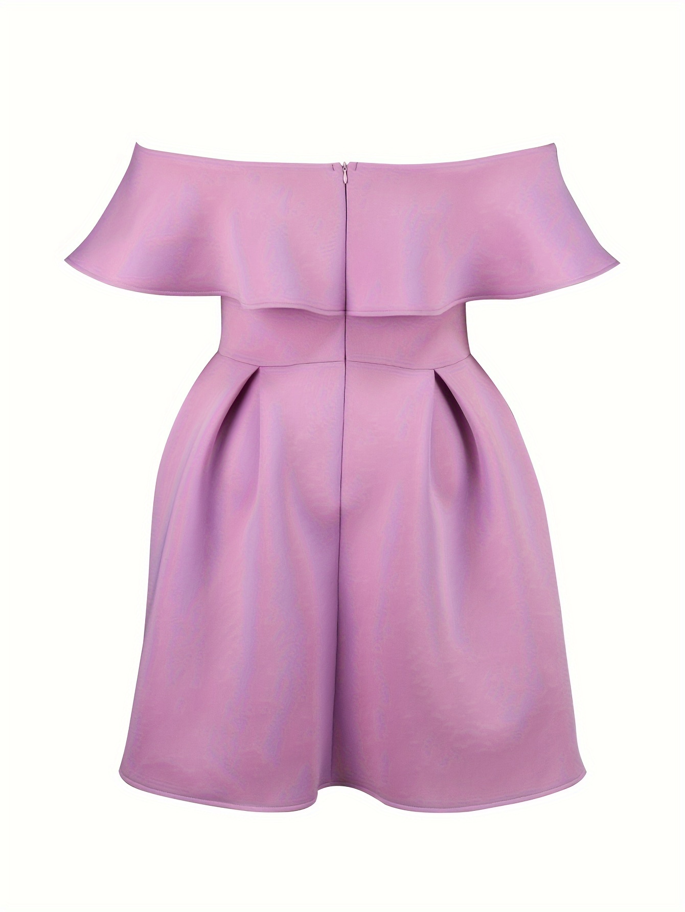 womens lavender shoulder a line dress short sleeves - Temu