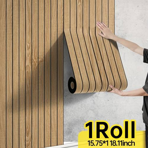 Artikelbild 1 rolle dreidimensionale gitter selbstklebende wandaufkleber, imitation karomuster design, verdicktes material karoplatten, matte oberfläche, multi-oberflächen installation, einfaches abziehen und aufkleben wohnzimmer wanddekorationen, schlafzimmer sanitär küchenwand