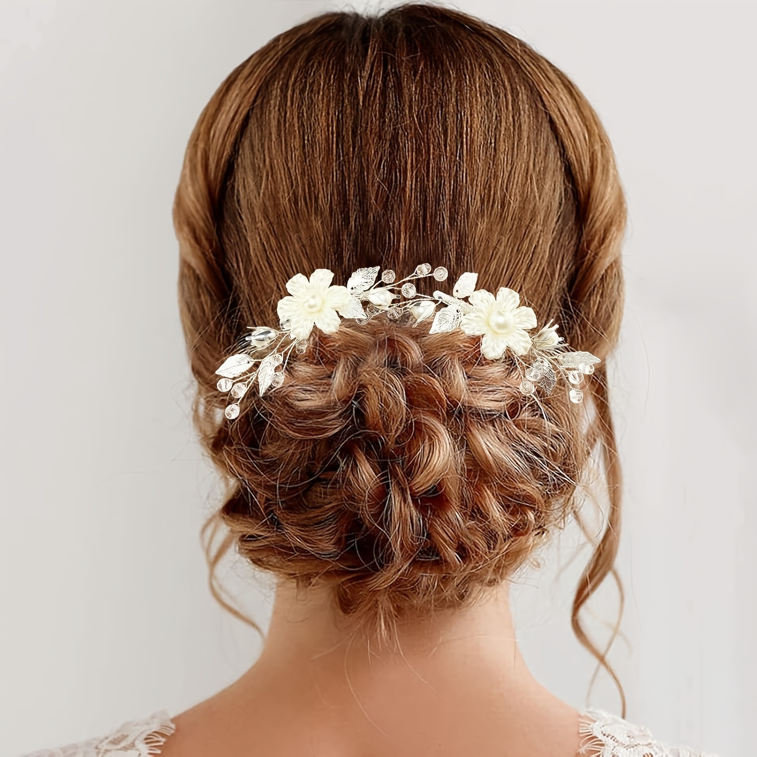 2pcs Bridal Wedding Hair Accessories Headpiece Set