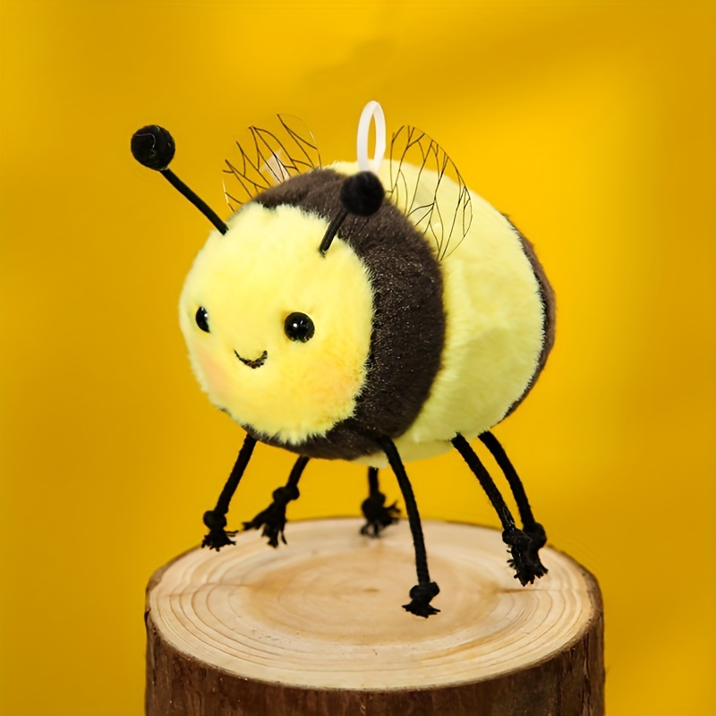 

Bee Ladybug Fun Plush Doll, Pull Rope Will Call The Cartoon Animal Dolls That Will Shake