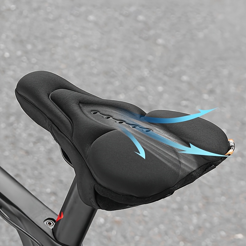 WEST BIKING Bike Saddle Cover Comfortable Breathable Seat Cover Soft Sponge Bike Seat Cushion