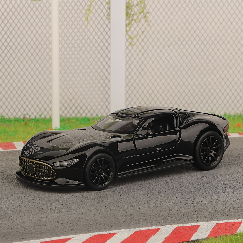 Image of 1: 43 Simulation Alloy Door Tail Children's Toy Car Ornament Car Model Boy's Toy Birthday Gift