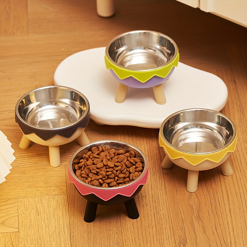 

Elevated Pet Bowls , Stainless Steel And Plastic Feeding & , - Dog Bowl Set