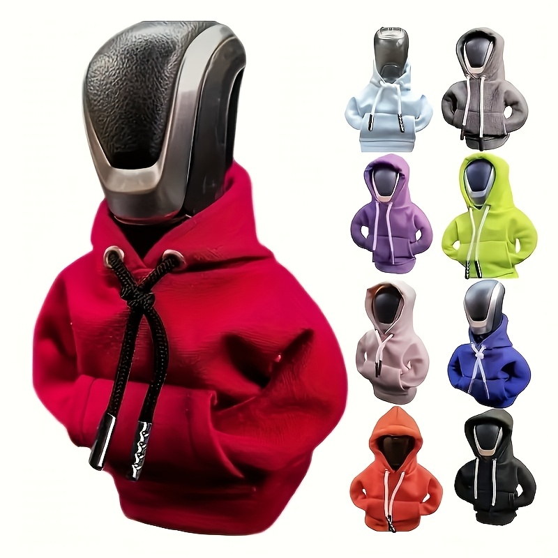 TEMU A Set Of Versatile Car Shift Hoodies And Covers, Made From Polyester, Stylish For Car Interiors, Decoration, Suitable , Dust-resistant And Moisture-wicking, Warm In Winter, A Great Gift Option.