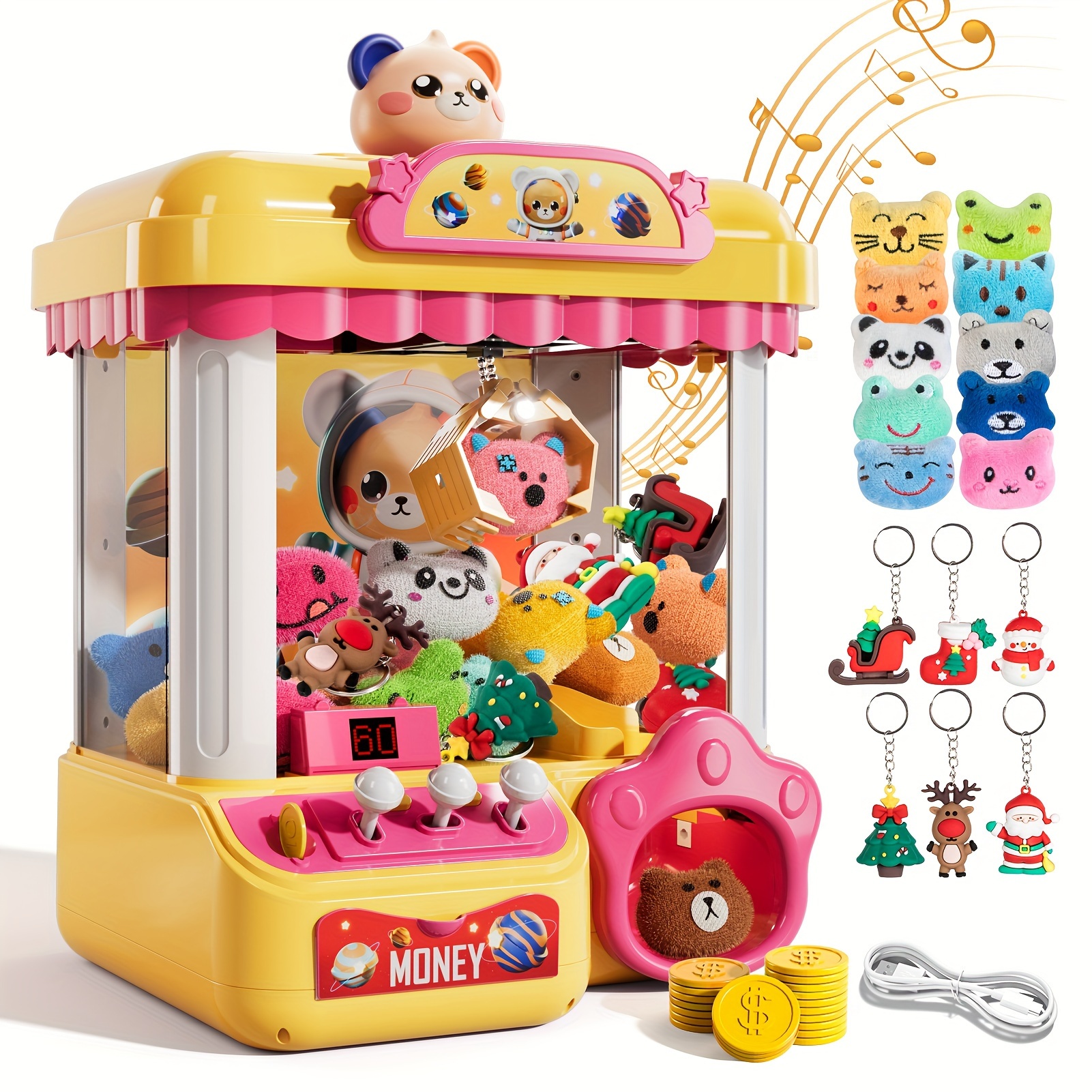 

Claw Machine For Kids Girls Boys With , Claw Machine Arcade Game Toys For Kids Girls 4-8, Claw Toys For 4 Years Old Girl