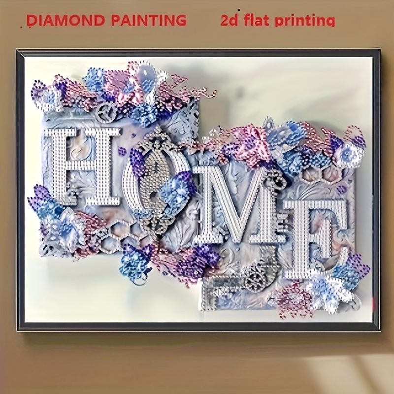 Image of 2d Printing, Diy Diamond Painting Kit - Round Rhinestones, Beginner Abstract Art Craft