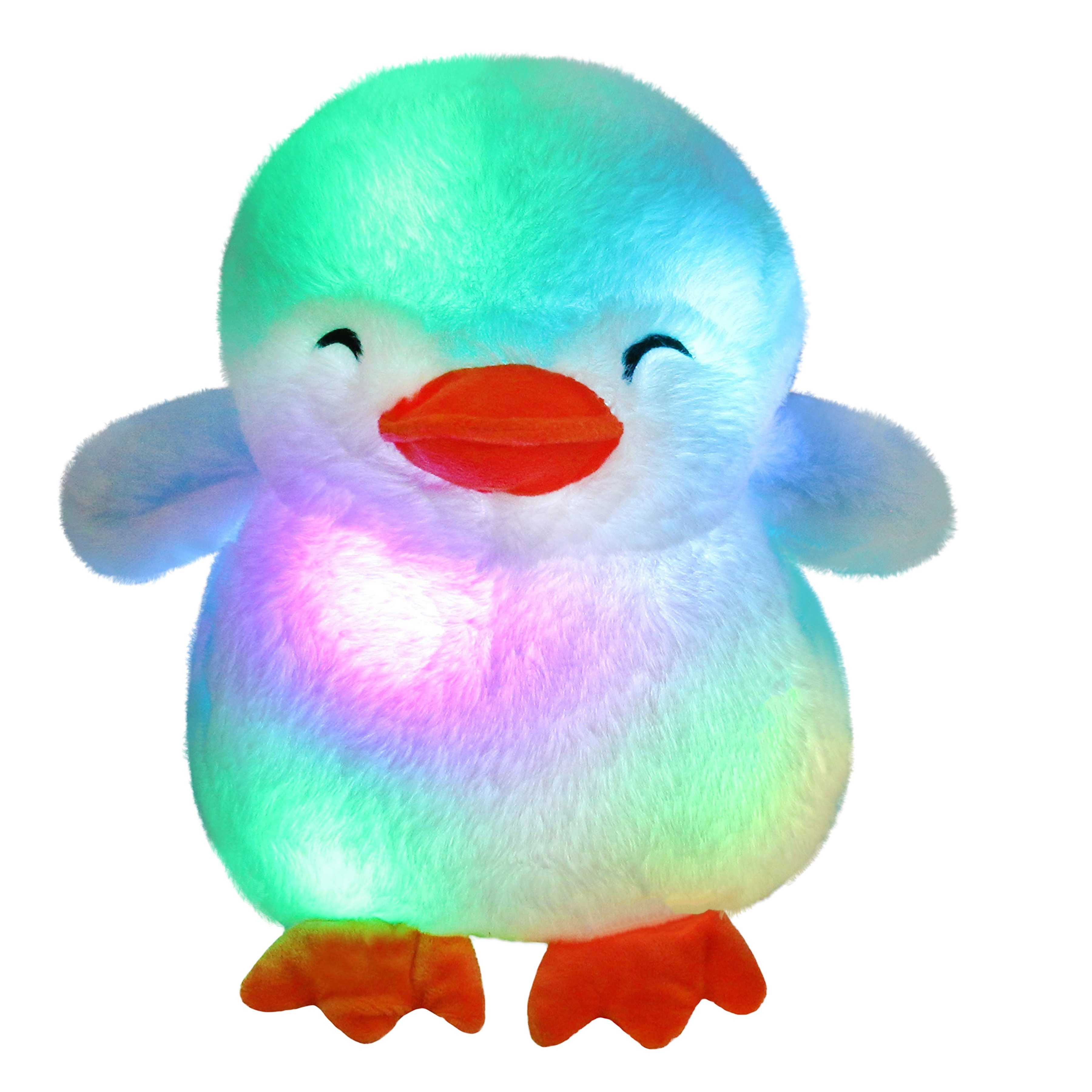 

Glowing Penguin Plush Toy (without Battery), Cute Soft Glowing Stuffed Animal, Children' Playing Companion, Birthday Party Decorations Gift For Kids, Christmas Halloween Ornaments