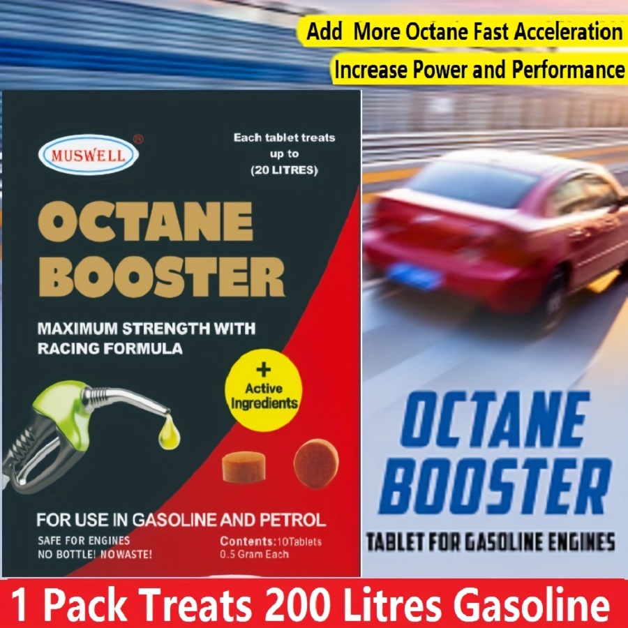 

Tableted Octane Booster For Petrol/gasoline Engines - Maximum Power & Performance, Increase Octane & Acceleration, Reduce Smoke & Emission, Eliminate Knocks & Pings