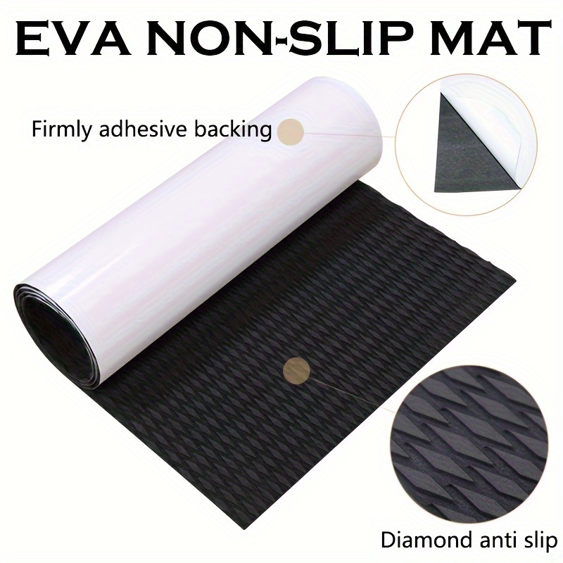 

Tapis de traction antidérapant en EVA à motif géométrique - Tapis antidérapant polyvalent pour planches de surf, bateaux, ponts - Tapis de de bord à poignée en diamant pour sports de