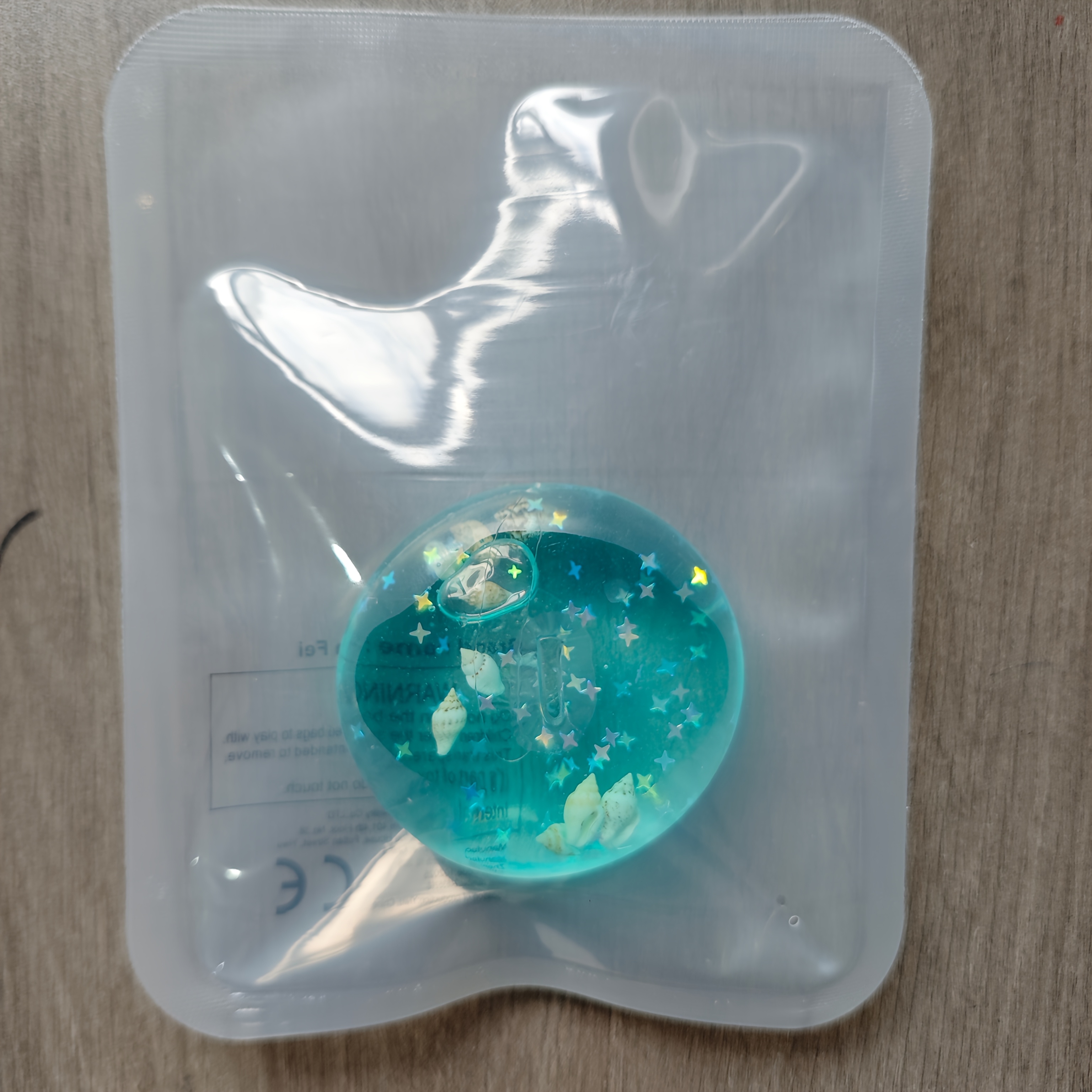 Image of 1pc New Island -shaped Stress Ball Toy, Transparent Conch Squeeze Toy, Slow Rebound Textured Sensory Toy, Suitable For Party Gifts And Office Desktop Ornaments, Halloween Christmas Birthday Gift