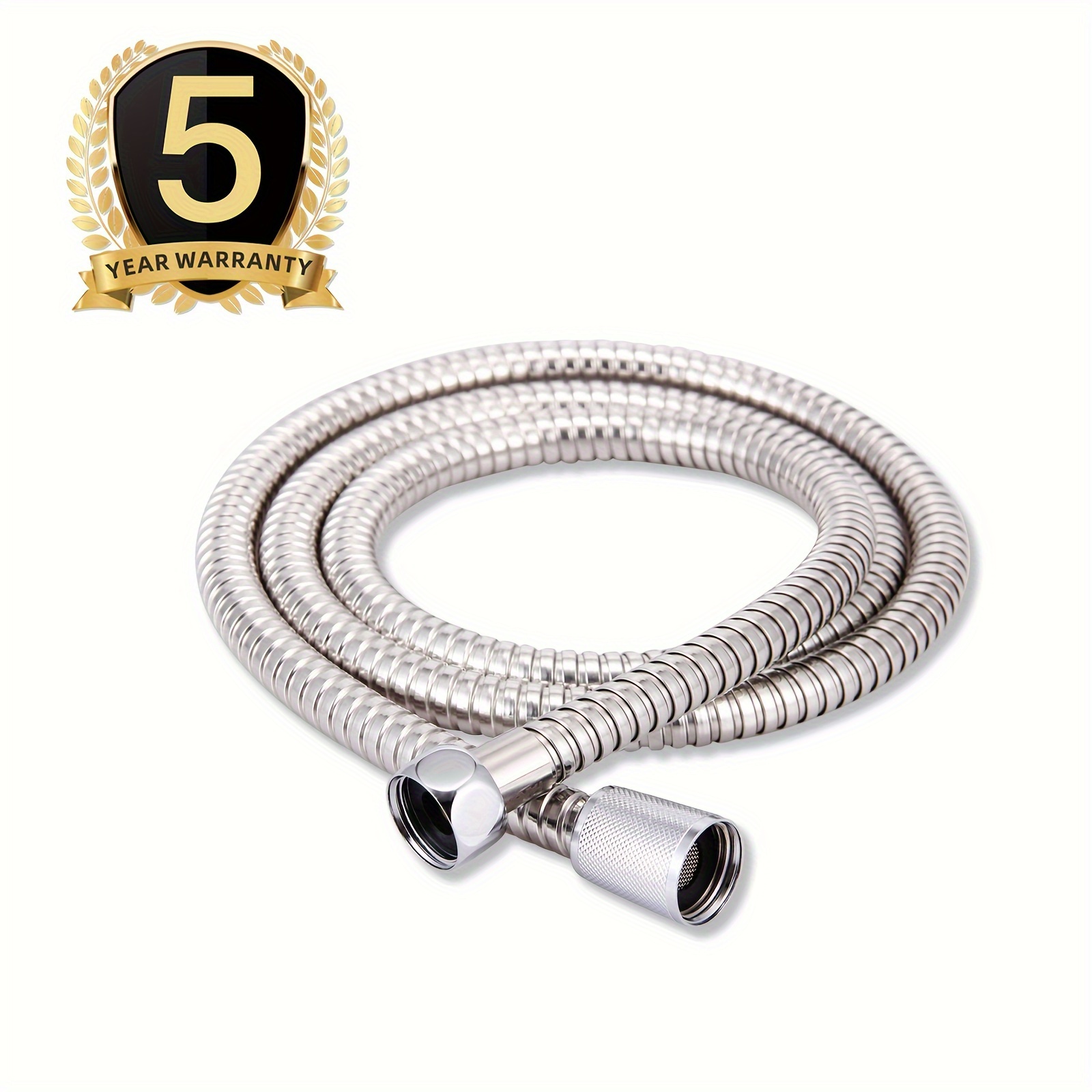 

Universal 60/79/96 Inch Stainless Steel Shower Hose With Brass Nut Long Flexible Shower Hose Extension,