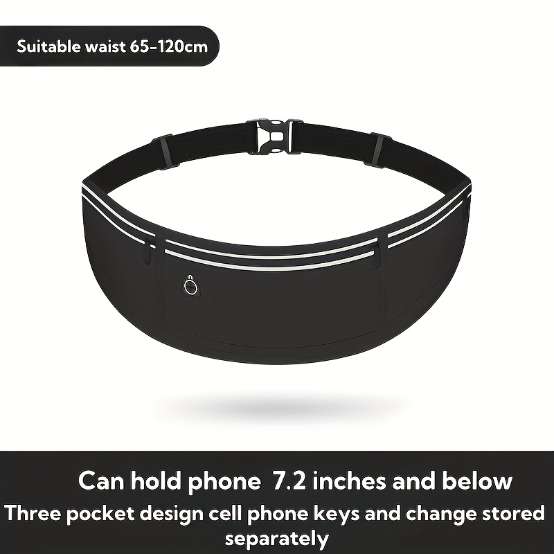 TEMU Professional Running Waist Bag Sports Belt Pouch Mobile Phone Case Men Women Pouch Gym Sports Bags Running Belt Waist Pack