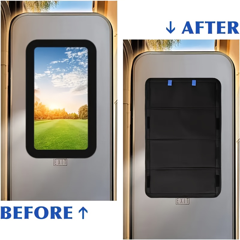 TEMU Pare-soleil de voiture/Pare-soleil de camping-car/Réflecteur de soleil d'accessoire de camping-car/Réflecteur de soleil pliable/Réflecteur de