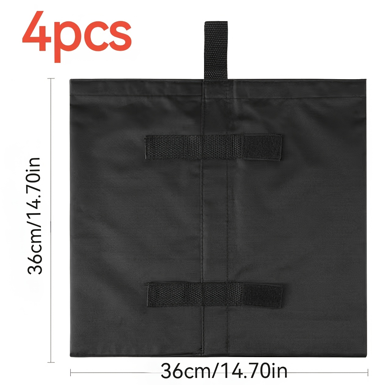 4pcs Canopy Weight Sand Bag, Fixed Windproof For Canopy Outdoor Advertising Tent Sunshade, Pop Up Canopy Tent Weight Bag (No Sand)