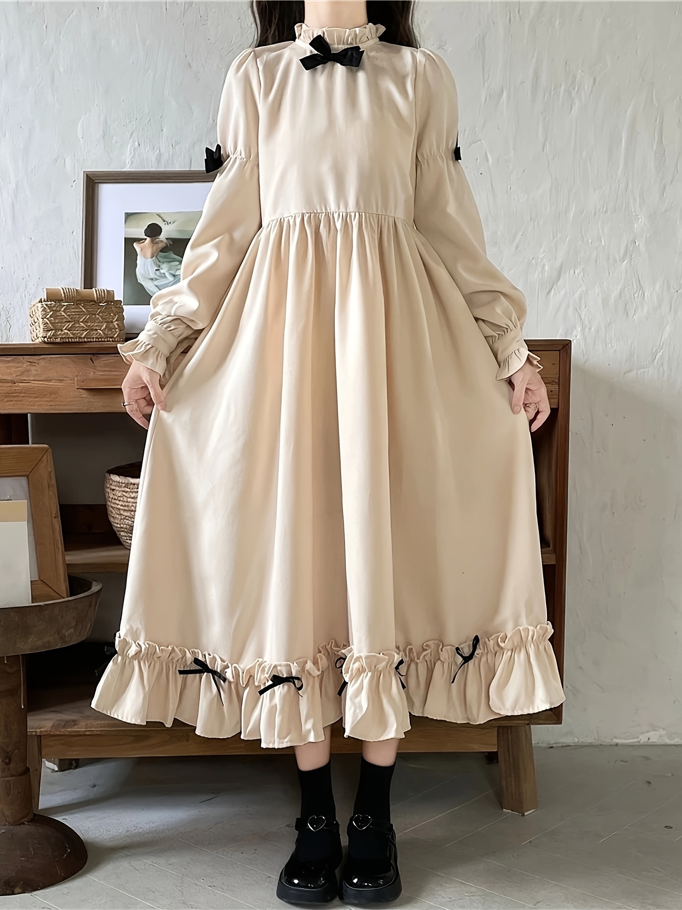 beige dress with red heels Women's Elegant Lift Beige Slingback Kitten Heels | Size: 6 main image 0