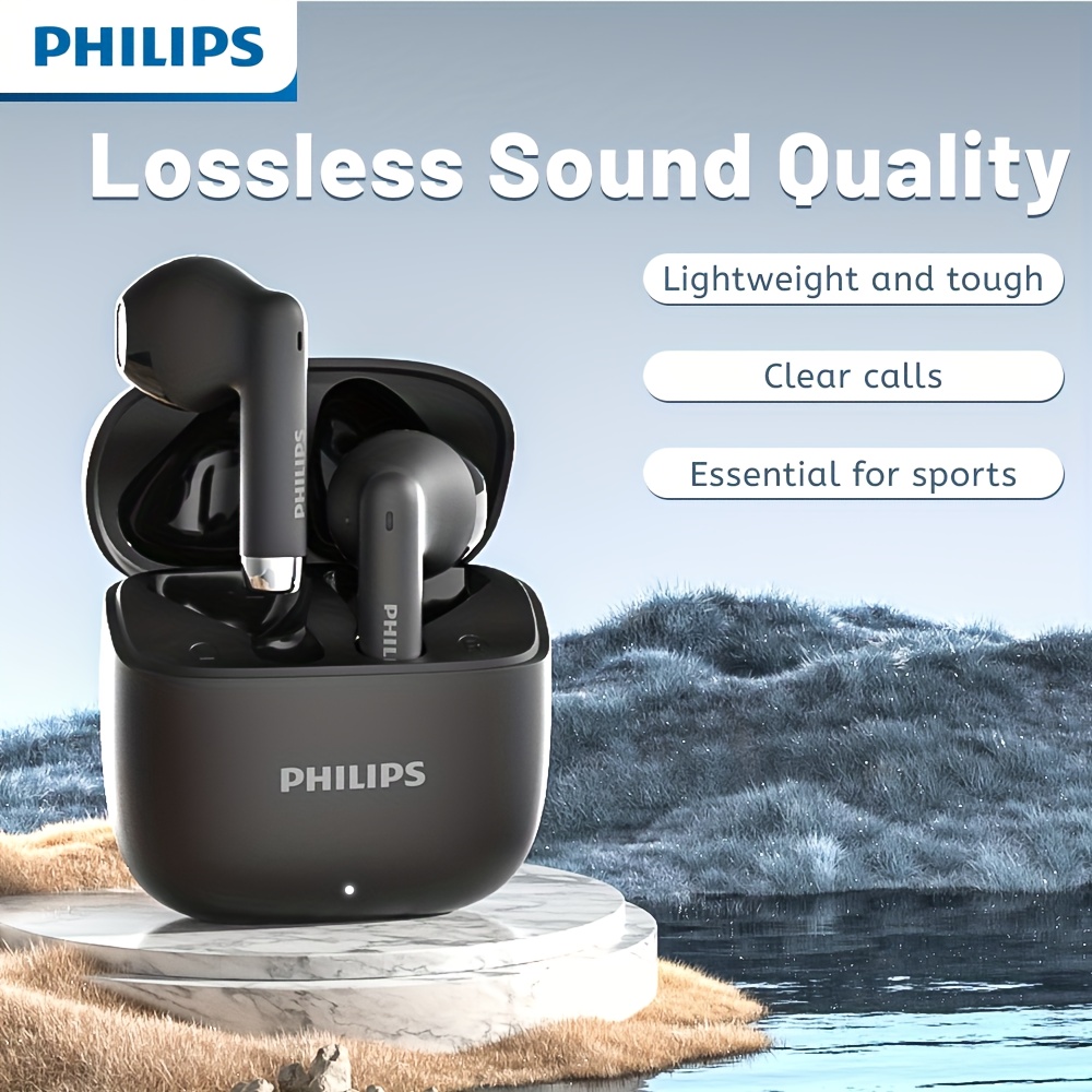 Auriculares inalámbricos PHILIPS 2025 - Nueva actualización V6.0, baja latencia, larga...
