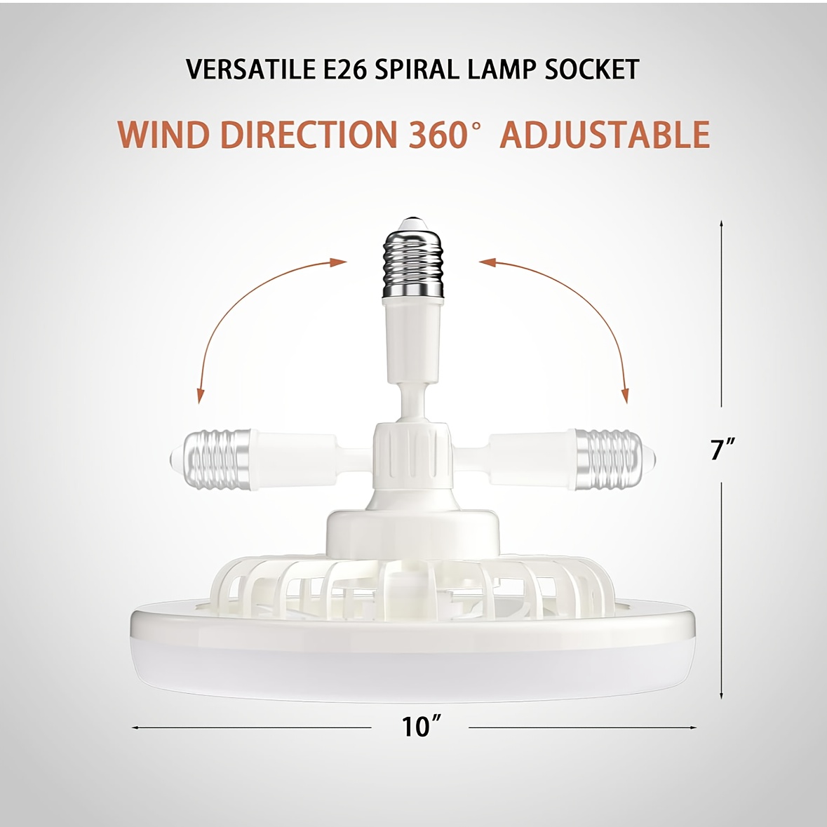 modern white led ceiling fan light with remote control 50w adjustable fan 3 color temperatures 3000k 6500k dimmable timer function e26 base for bedroom kitchen closet and more kitchen minimalist light fixture integrated light fan details 7
