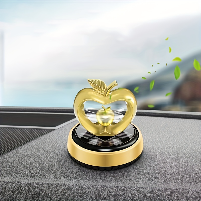 Solar Car Heart shaped Aromatherapy Car Ornaments Perfume - Temu