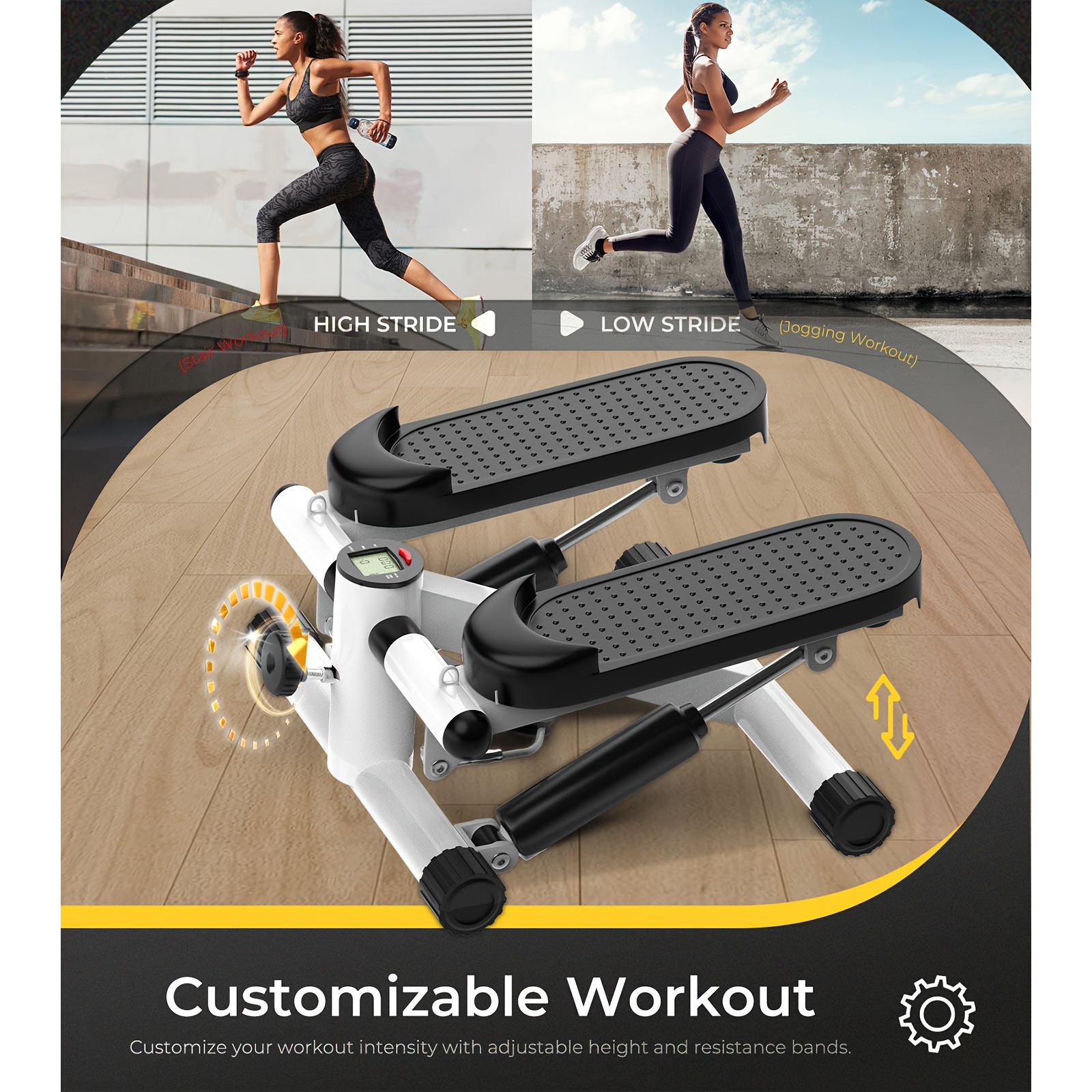 Exercise Machine Indoor Exercise Stepper Sunny Health Fitness Mini