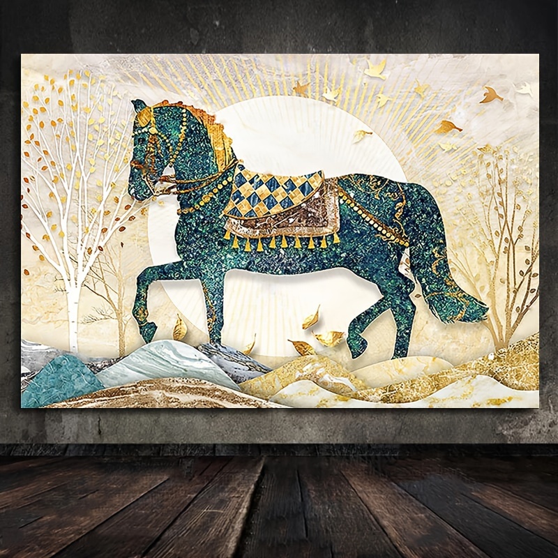 kit completo pintura diamantes 5d caballo Temu Chile