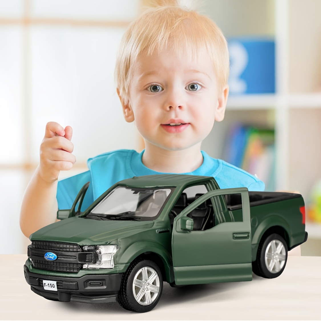 1:36 Ford F150 Pickup Truck Model Car Alloy Diecast Toy