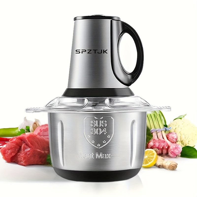 

3l High Processors, Meat Grinder Electric, 304stainless Steel Meat Food Chopper For Meat, Vegetables, Fruits And Nuts With 4 Sharp Blades