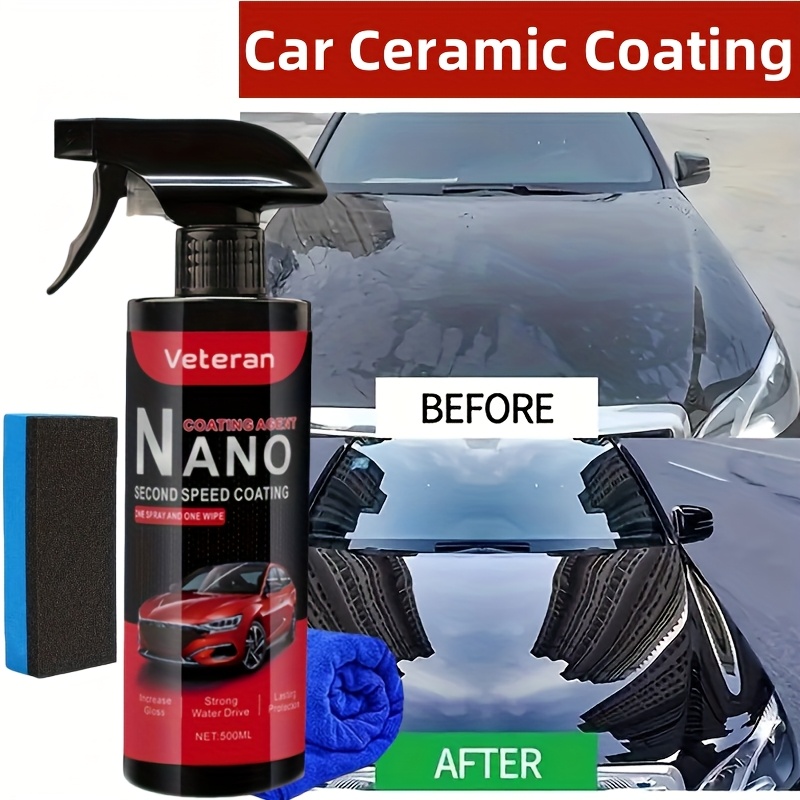 17 63oz   coating spray for cars   car detailing solution with towel sponge brush universal fit     for paint glass stainless steel  