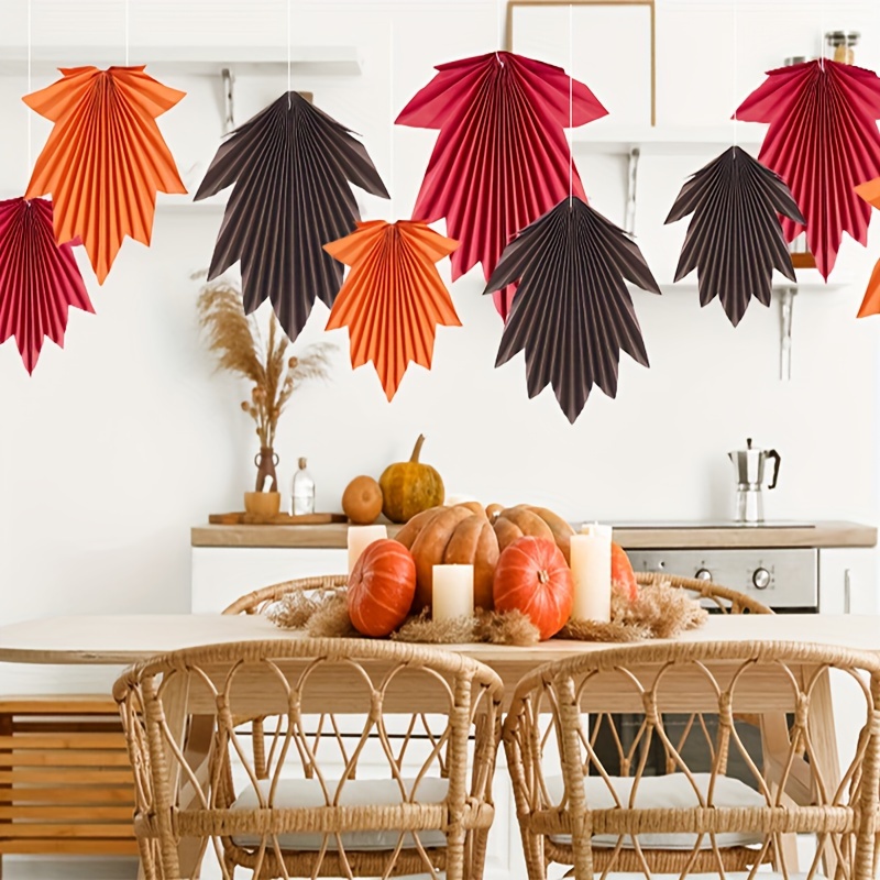 

9pcs, Paper Fan Thanksgiving Decoration, Paper Fan 9pcs Set, Background Decoration Paper Fan, Thanksgiving Decoration, , ,